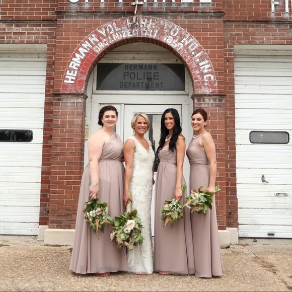 Alfred Angelo One Shoulder Dress - Picture 4 of 4